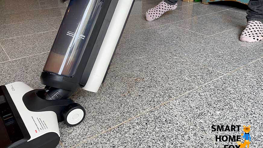 Rückwärts wischsaugen